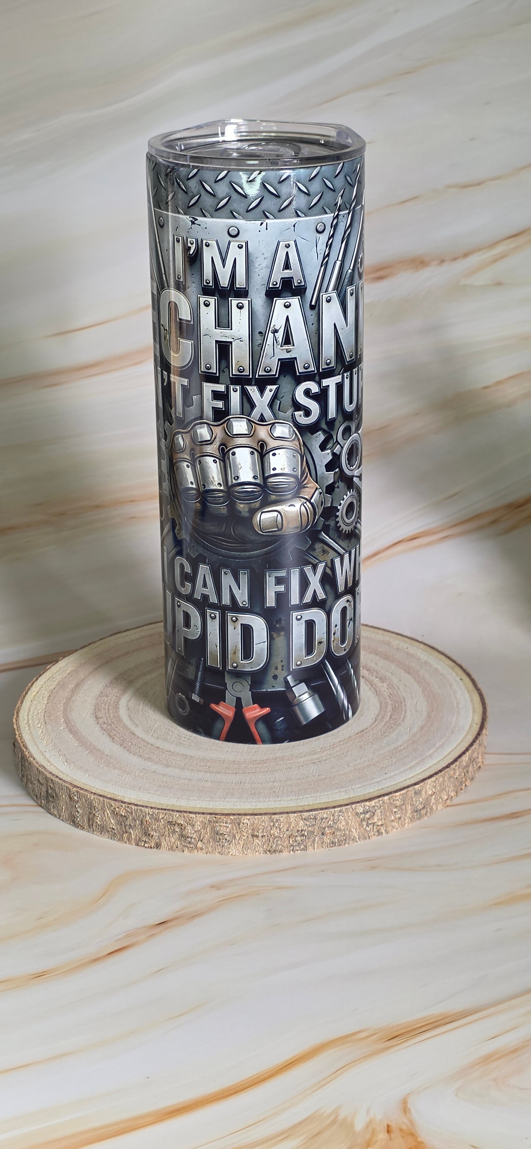I'm a Mechanic 20oz Skinny Tumbler